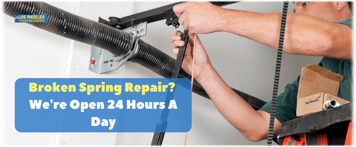 Broken Garage Door Spring Repair Los Angeles CA